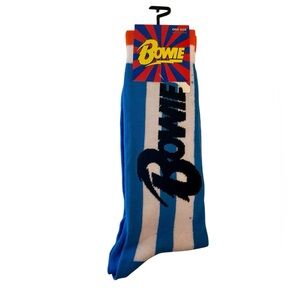 David Bowie Socks Lightning NWT Official Merchandise Sz. 7-12